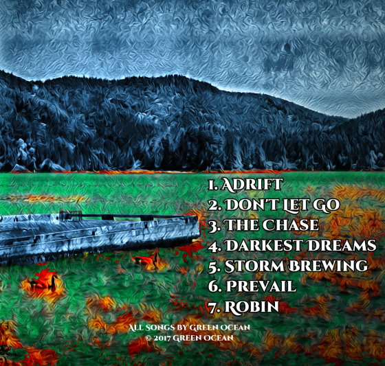 Adrift by Green Ocean Back Cover